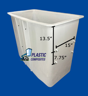 Buckets - Versalift - 24" x 48" x 42" - 15" x 7.75" Controls Right - Step Left