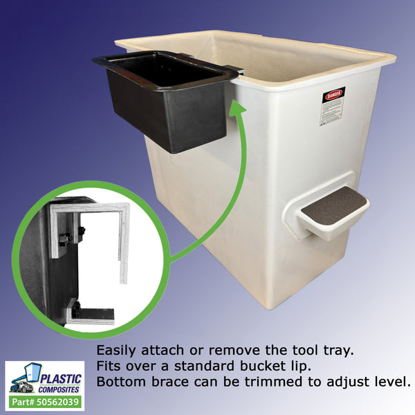 Tool Tray - Large - Plastic - Outside Mount - HEAVY DUTY (2025 Version ...