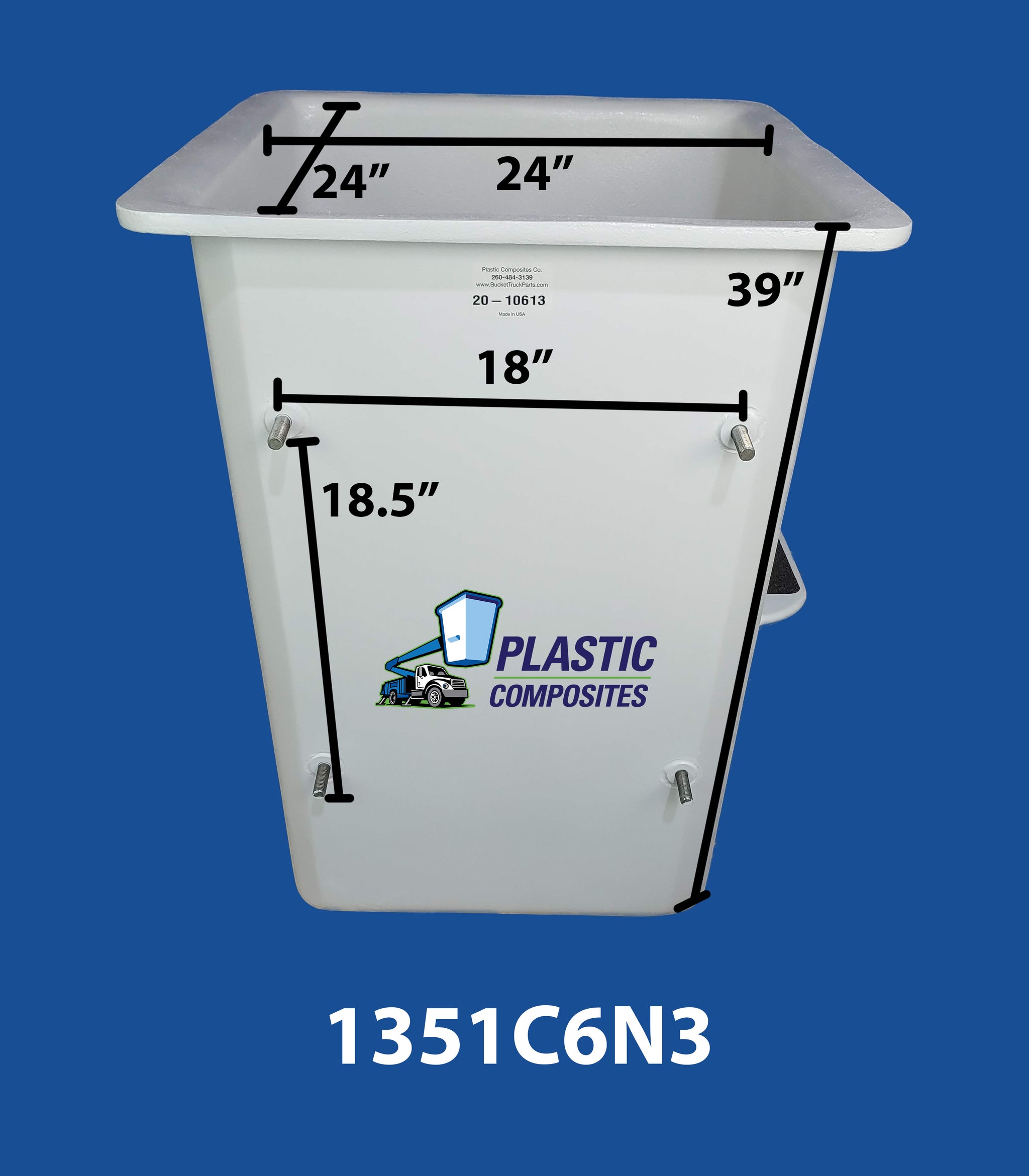 Buckets Hi Ranger XT 24" x 24" x 39" Bucket Truck Parts