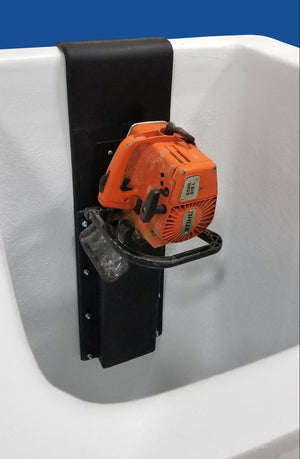 Chainsaw Scabbard - Plastic - Bucket Mounted (Backboard Only) - Bucket Truck Parts