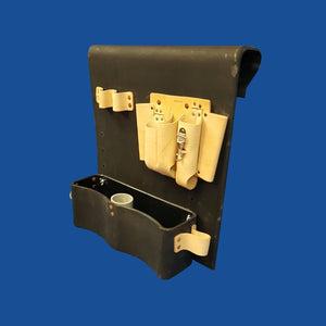 Thigh Brace Tool Tray - Leather Tool Pouch on Top - Bucket Truck Parts
